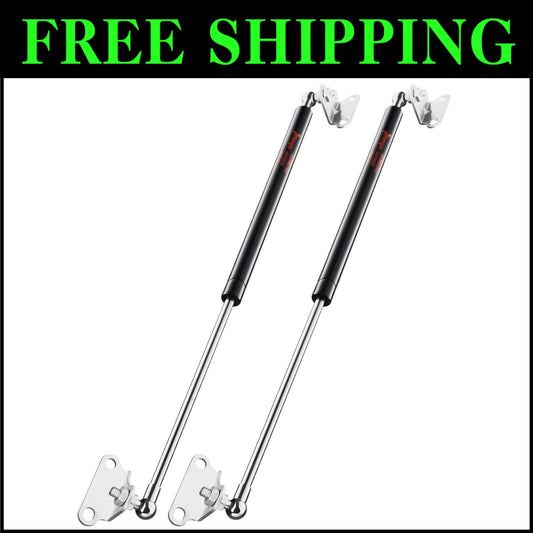 Universal 20-Inch Gas Spring Props with 250 lbs Support - Ideal for RVs & Trucks