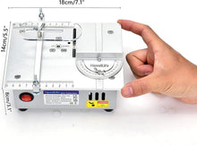 Load image into Gallery viewer, Versatile Mini Table Saw with Adjustable Depth - Perfect for Crafts and Models