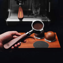Load image into Gallery viewer, Professional 51mm Bottomless Portafilter with Walnut Handle for Perfect Espresso