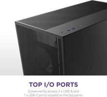 Load image into Gallery viewer, H7 Flow Mid-Tower ATX Case - superior airflow, 3 fans, Cable Management - Black