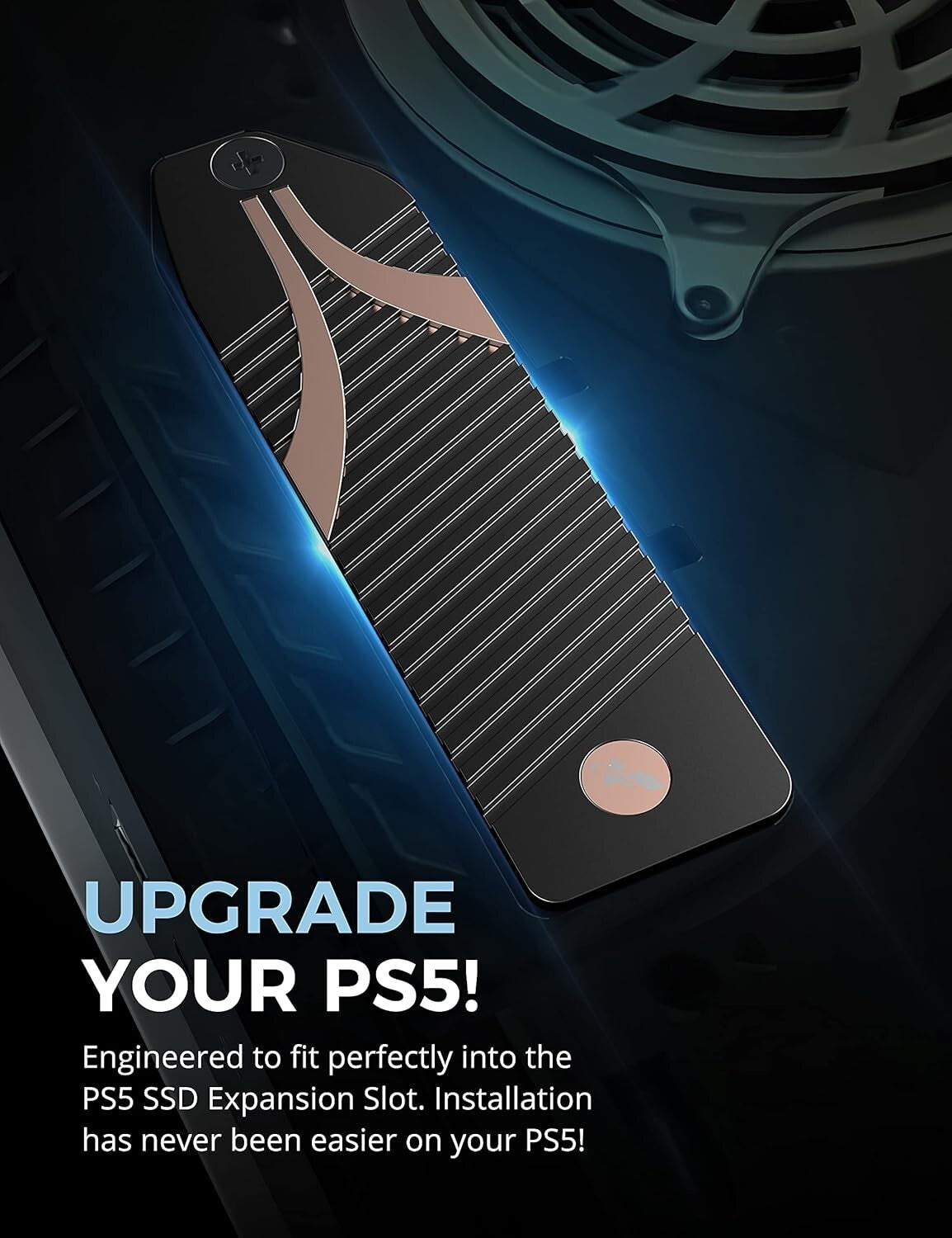 2TB Extreme Performance SSD + Heatsink - Perfect for PC, Mac & Gaming Consoles