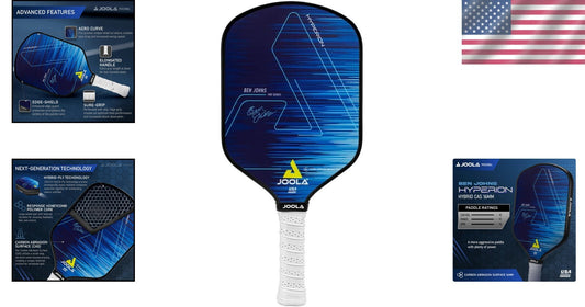 Expert-Level Pickleball Paddle - Ben Johns Hyperion with Carbon Fiber Durability