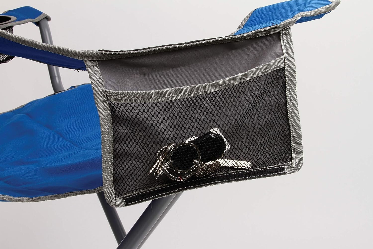 Convenient Quad Camping Chair with Cup Holder & Sturdy Support - 600 lb Capacity