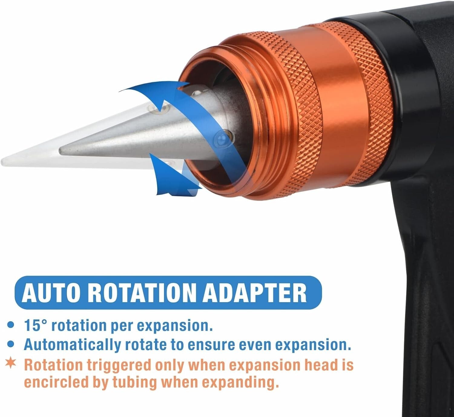 Comprehensive PEX Expansion Tool Kit with Auto Rotation for Secure Plumbing