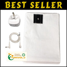 Load image into Gallery viewer, 10% Silver King Size Sleep Therapy Sheet with Safe Grounding Adapter, 76x80 IN