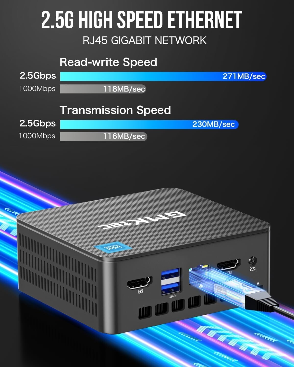 High-Performance Mini Desktop | 16GB RAM, 1TB NVMe SSD, Intel N150 4K Ready