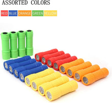 Load image into Gallery viewer, Bright &amp; Portable 30-Pack Flashlights - 5 Colors with Batteries for Fun &amp; Safety