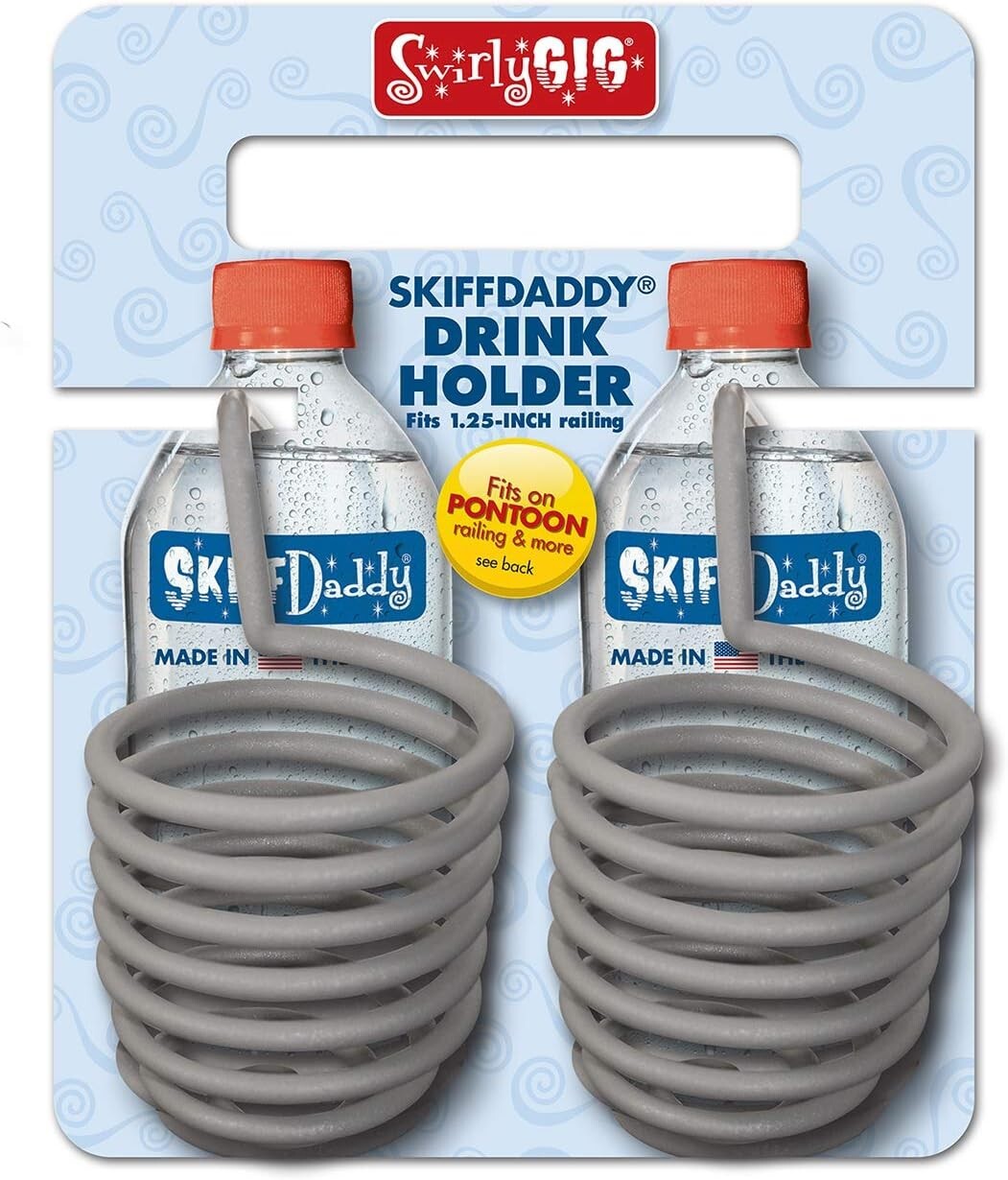 Durable Steel Drink Cup Holders for Boats, Canoes, and Patios - USA Made