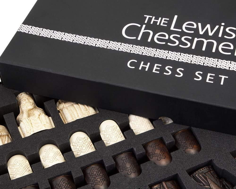 Authentic Isle of Lewis Chessmen - British Made with Superb Gift Packaging