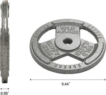 Load image into Gallery viewer, Durable Cast Iron Olympic Weight Plates - 10lbs Set of 4 for Strength Training