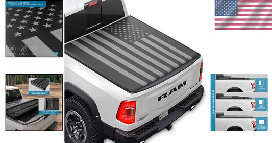 All-Weather Tri-Fold Bed Cover for 2009-2025 Ram 1500/2500/3500 - Easy Install