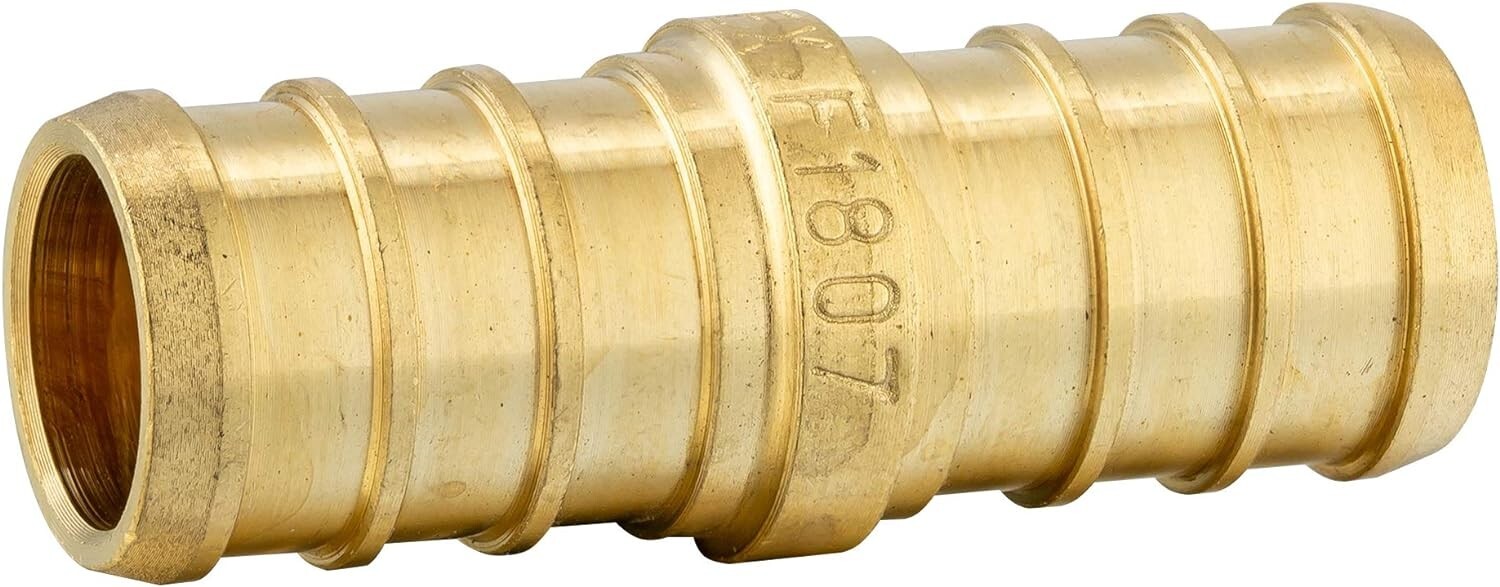 Comprehensive 100-Piece 1/2" PEX Fittings & Clamps Set - Brass & Stainless Steel