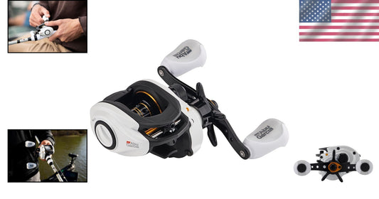 Max Pro Low Profile Baitcast Fishing Reel - Lightweight & High Recovery