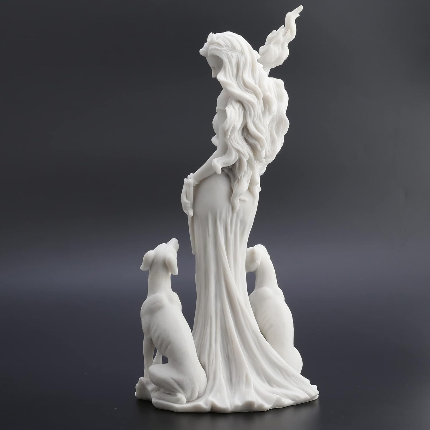 Hecate Resin Sculpture: 13 3/8 Inches of Greek Mythology - Gift-Ready Art Piece