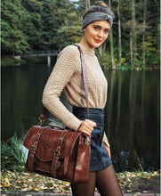 Load image into Gallery viewer, Multifunctional Laptop Backpack &amp; Satchel for Women - 15.6 Inch Vegan Leather
