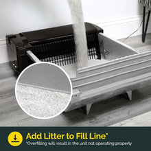 Load image into Gallery viewer, Effortless Self-Cleaning Cat Litter Box - Quiet, Compact &amp; for 2 Cats (6-16 lbs)
