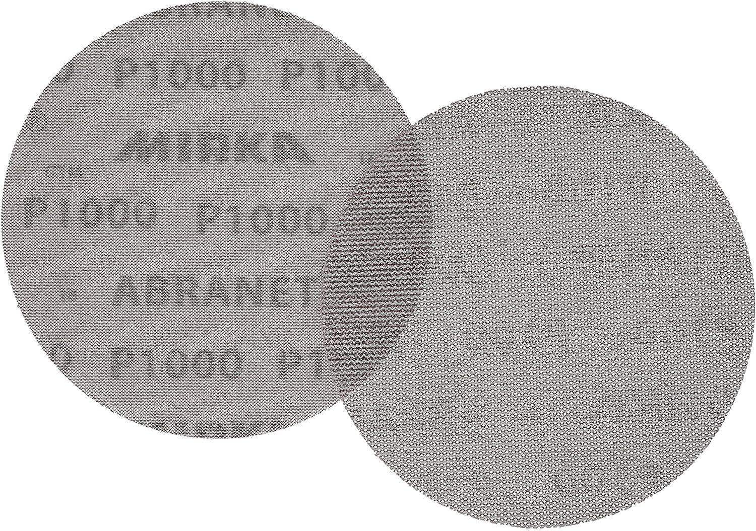 6-Inch Abranet Dust-Free Sanding Discs, Grit 1000 - 50 Pcs for Optimal Finishes