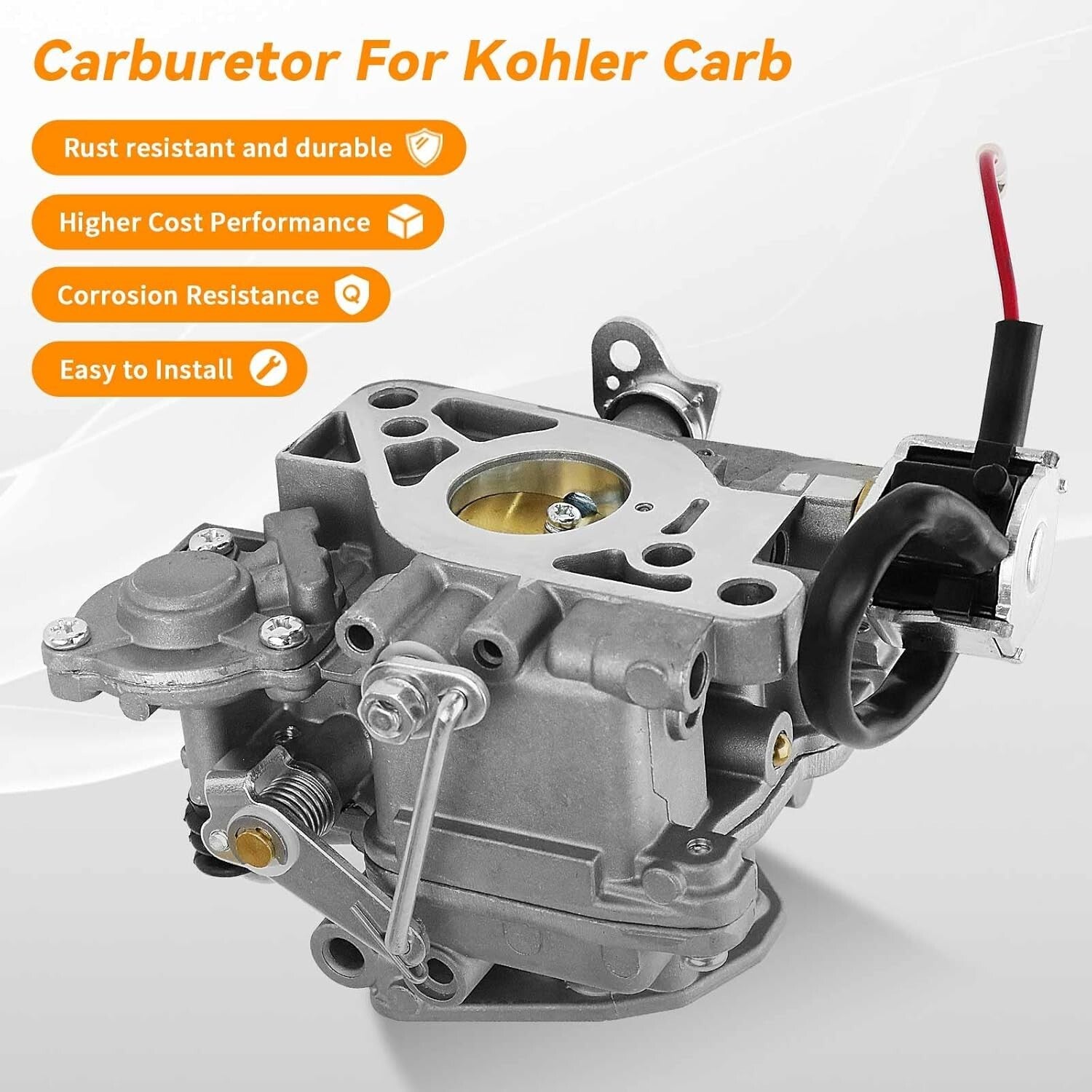 Durable Kohler Carburetor Replacement: Fit CH730, CH740, 23.5HP & 25HP Engines