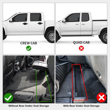 Load image into Gallery viewer, 2019-2024 Ram 1500 Crew Cab Custom Floor Liners - Protects Against All Elements