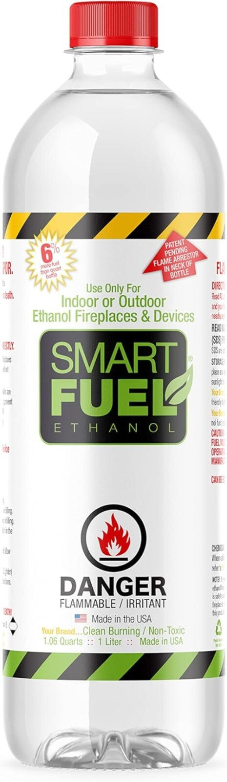 Eco-Friendly Bioethanol Fuel - Safe, Clean Burning for Fireplaces & Stoves