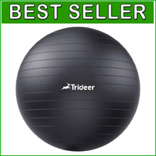 Load image into Gallery viewer, Premium Anti-Burst Yoga Ball: 5 Sizes from 45cm to 85cm for Fitness &amp; Stability