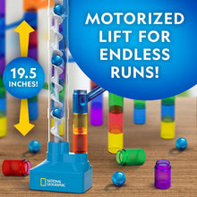 Load image into Gallery viewer, National Geographic 150-Piece Marble Run with Motorized Elevator &amp; 30 Marbles