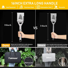 Load image into Gallery viewer, 34-Piece Premium Stainless Steel BBQ Accessories Set - Ultimate Grilling Gifts