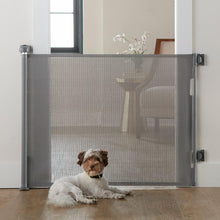 Load image into Gallery viewer, Space-Saving Retractable Mesh Gate - Ideal for Kids and Pets Indoors/Outdoors