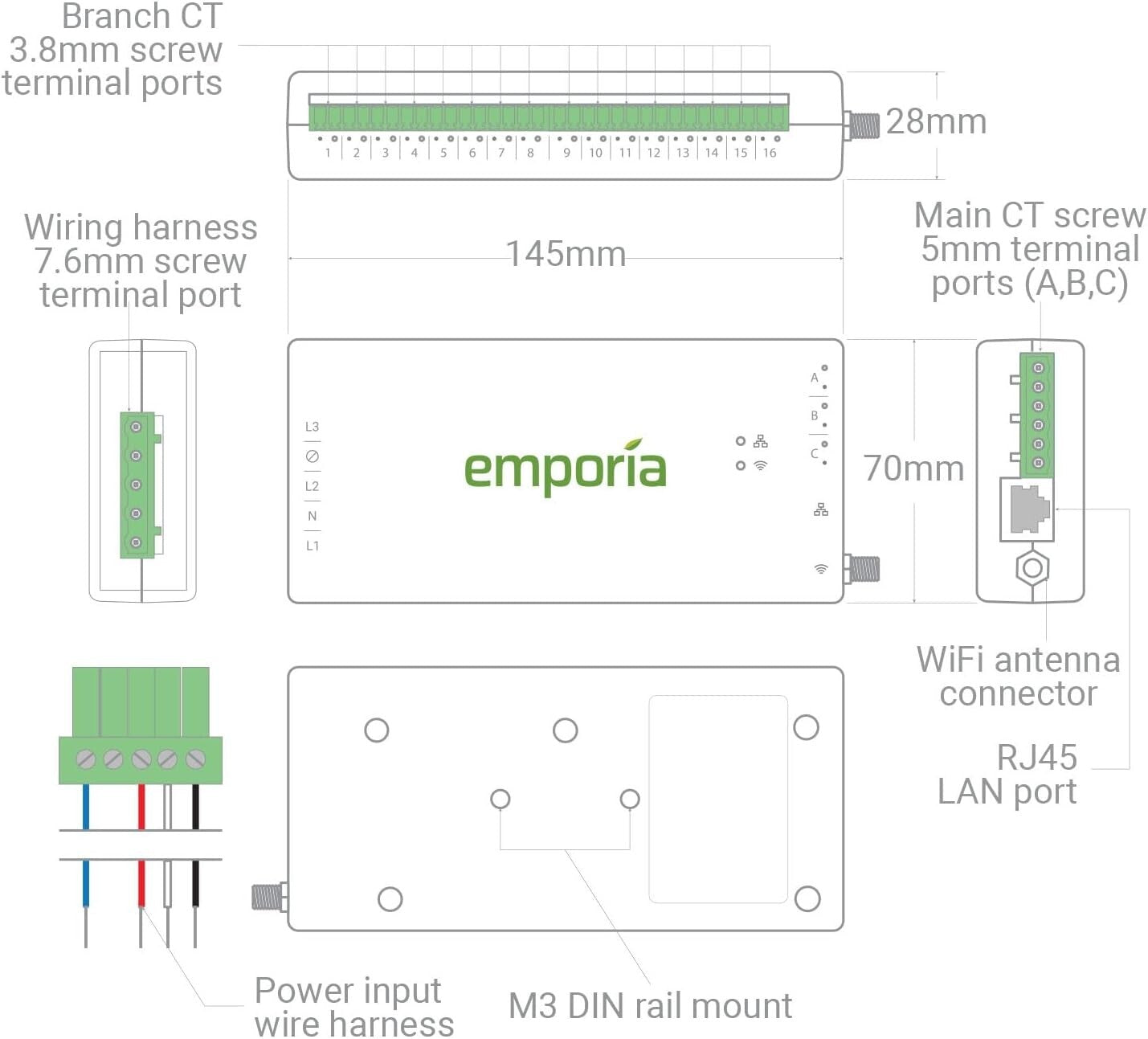 Whole Home Energy Automation System | 16 Circuit Level Sensors & Real-Time Data