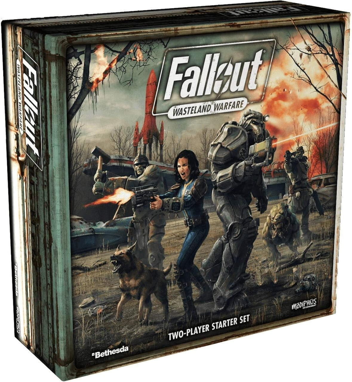 Fallout: Wasteland Warfare Board Game - Narrative-Driven Strategy for 2 Players