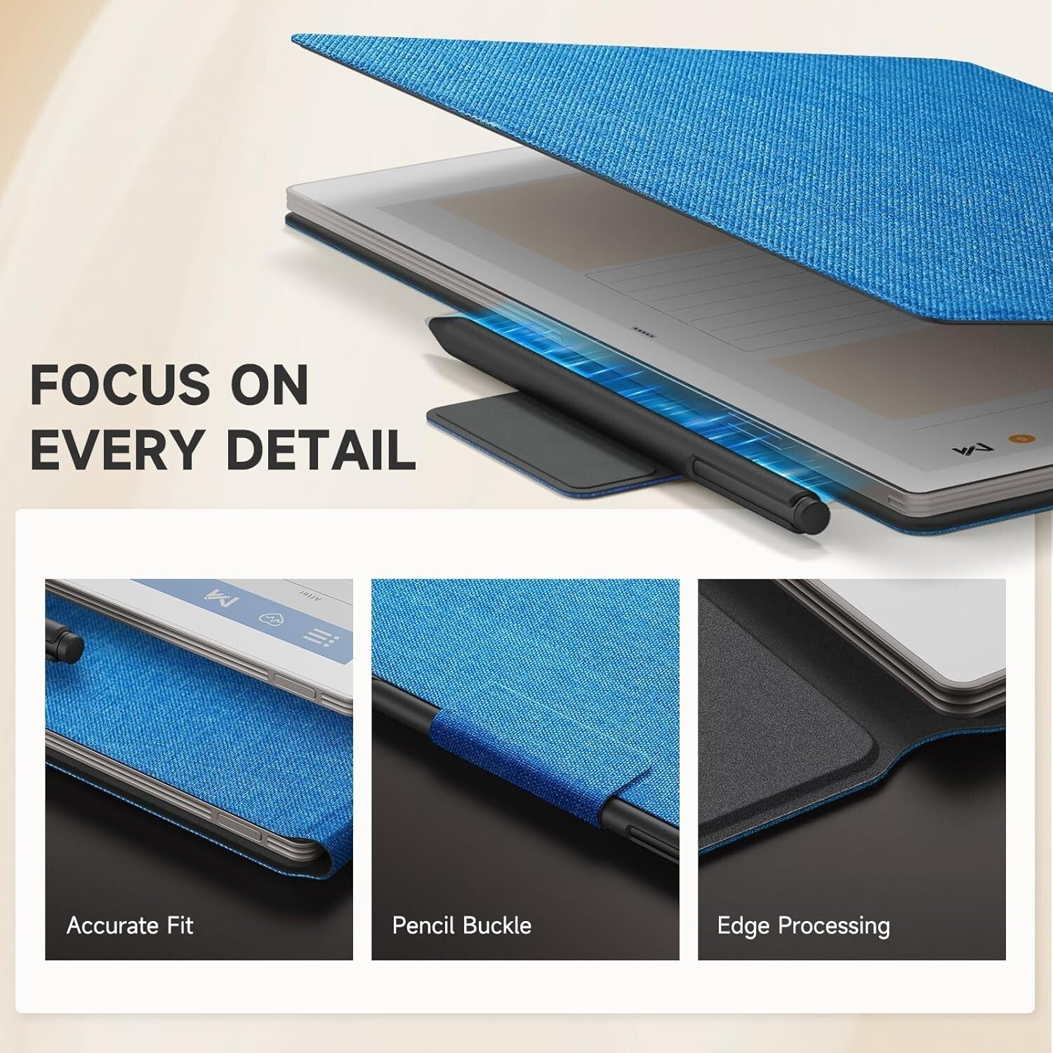 Slim & Stylish Book Folio with Auto Sleep Function for Remarkable Paper Pro