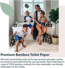 Load image into Gallery viewer, Ultra-Soft 3-Ply Bamboo Toilet Paper - 24 Rolls, Plastic-Free &amp; Biodegradable
