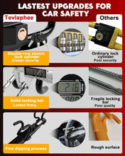 Load image into Gallery viewer, Universal Anti-Theft Steering Wheel Lock - Steel and Plastic Dipped Design