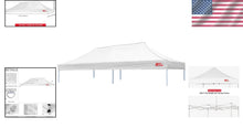 Load image into Gallery viewer, Lightweight Rectangular Canopy Cover 10x20ft - White Polyester Replacement