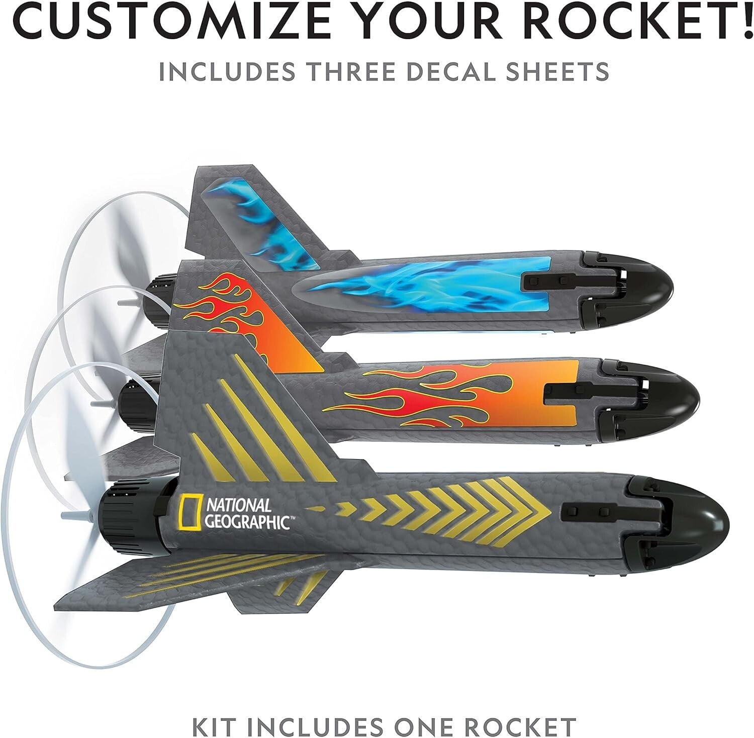 Advanced Motorized Rocket Toy for Kids – Launch to 200 ft with Easy Landing!