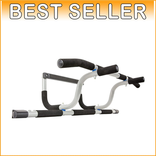 Easy Install Elevated Pull Up Bar with Adjustable Dimensions for All Doorways