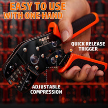 Load image into Gallery viewer, Versatile 4-in-1 Crimping Tool Kit for JST, Dupont &amp; Molex Connectors - 24 Types