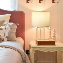 Load image into Gallery viewer, Stylish 16"x16"x12" Linen Lampshade for Table and Floor Lamps - Modern Design