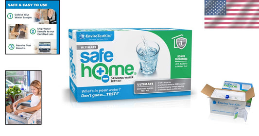 200-in-1 EPA Certified Drinking Water Test Kit - Quick Results & Digital Report
