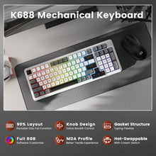 Load image into Gallery viewer, Premium Wireless Mechanical Keyboard with Five Device Connection &amp; Gasket Mount