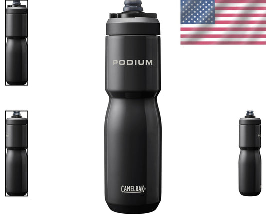 Durable 22oz Stainless Steel Bike Bottle - Spill Proof for Active Lifestyles