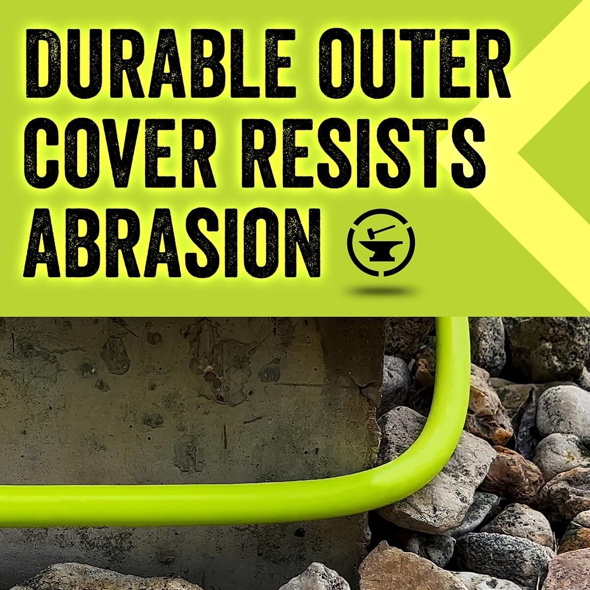 ZillaGreen 50' Lightweight Garden Hose - Flexible, Drinking Water Safe & Durable