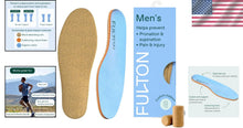Load image into Gallery viewer, Premium Cork Athletic Insoles for Foot Pain Relief - Men's 11.5-12, Eco-Friendly