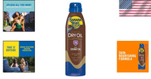 Load image into Gallery viewer, Pack of 3 Coconut Scented Tanning Dry Oil Sunscreen SPF 15 - Non-Greasy Formula