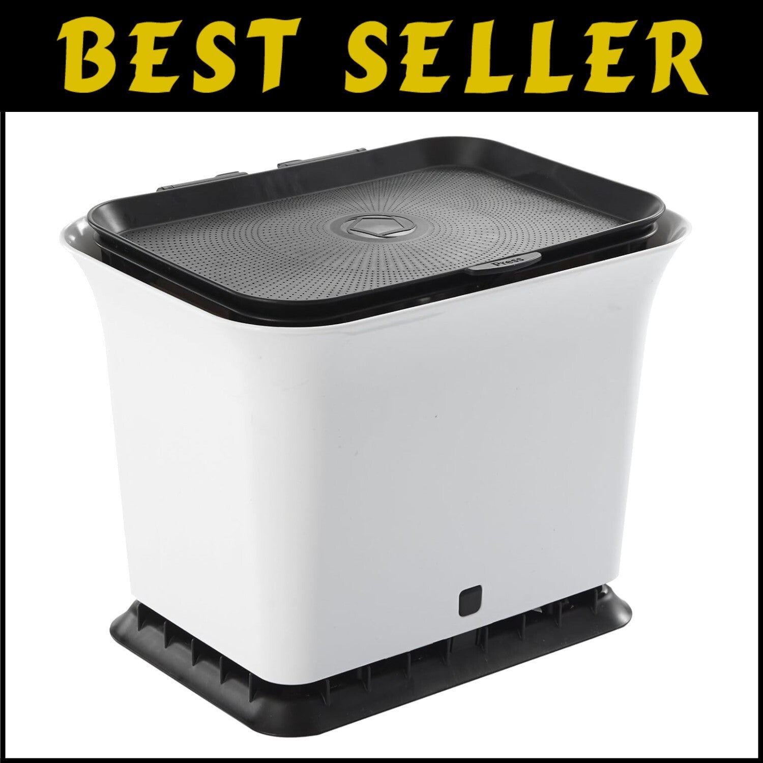 Fresh Air Kitchen Compost Collector with Compostable Bags - Stylish & Functional