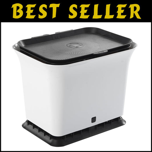 Fresh Air Kitchen Compost Collector with Compostable Bags - Stylish & Functional