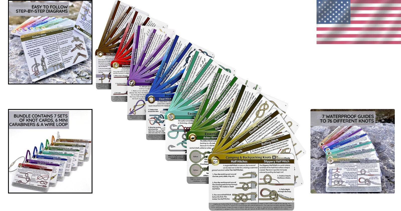 7-In-1 Knot System: Waterproof Guides for Fishing, Climbing, and Camping Success