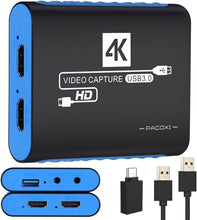 Load image into Gallery viewer, Versatile HDMI Capture Card for Streaming &amp; Recording - Mac &amp; Windows Compatible