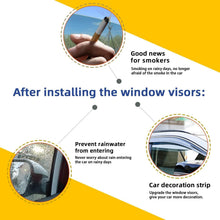 Load image into Gallery viewer, Self-Adhesive Smoke Tint Window Visors Set for 07-11 Honda CR-V - Easy Install