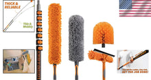 Load image into Gallery viewer, Multi-Angle Telescopic Duster Kit - 36 ft Reach for Indoor/Outdoor Cleaning